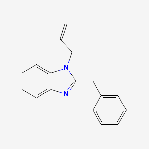 molecular formula C17H16N2 B5657320 1-allyl-2-benzyl-1H-benzimidazole 