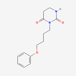 molecular formula C14H18N2O3 B5657440 3-(4-phenoxybutyl)dihydropyrimidine-2,4(1H,3H)-dione 