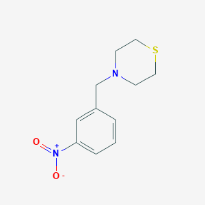 molecular formula C11H14N2O2S B5657751 4-(3-nitrobenzyl)thiomorpholine 