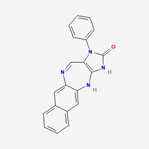 molecular formula C20H14N4O B5657852 1-phenyl-4,11-dihydroimidazo[4,5-e]naphtho[2,3-b][1,4]diazepin-2(1H)-one 