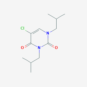 molecular formula C12H19ClN2O2 B5657945 5-chloro-1,3-diisobutyl-2,4(1H,3H)-pyrimidinedione 
