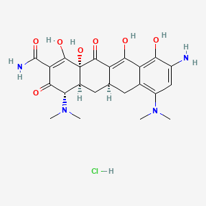 molecular formula C23H29ClN4O7 B565799 9-Amino minocycline hydrochloride CAS No. 149934-21-4