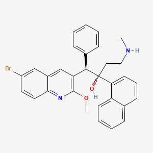 molecular formula C31H29BrN2O2 B565800 N-Monodesmethyl bedaquiline CAS No. 654654-76-9