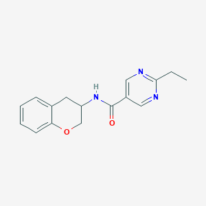 N-(3,4-dihydro-2H-chromen-3-yl)-2-ethyl-5-pyrimidinecarboxamide