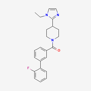 4-(1-ethyl-1H-imidazol-2-yl)-1-[(2'-fluorobiphenyl-3-yl)carbonyl]piperidine