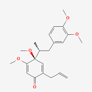 molecular formula C22H28O5 B565805 Lancifolin C CAS No. 74048-71-8