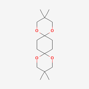 molecular formula C16H28O4 B565807 3,3,12,12-Tetramethyl-1,5,10,14-tetraoxadispiro[5.2.5.2]hexadecane CAS No. 29280-23-7