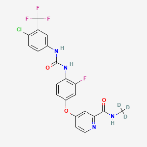 molecular formula C21H15ClF4N4O3 B565811 Regorafenib-d3 CAS No. 1255386-16-3