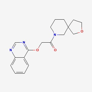 4-[2-(2-oxa-7-azaspiro[4.5]dec-7-yl)-2-oxoethoxy]quinazoline