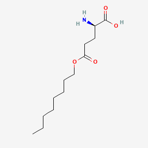 molecular formula C13H25NO4 B565817 (2R)-2-Amino-5-octoxy-5-oxopentanoic acid CAS No. 149332-65-0