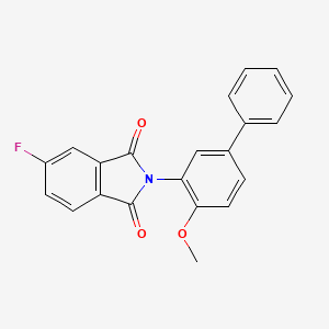 5-fluoro-2-(4-methoxy-3-biphenylyl)-1H-isoindole-1,3(2H)-dione