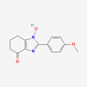 1-hydroxy-2-(4-methoxyphenyl)-1,5,6,7-tetrahydro-4H-benzimidazol-4-one