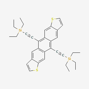 molecular formula C34H38S2Si2 B565832 Tes-adt CAS No. 851817-11-3