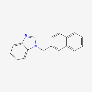 molecular formula C18H14N2 B5658330 1-(2-naphthylmethyl)-1H-benzimidazole 