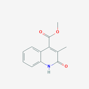 molecular formula C12H11NO3 B5658399 methyl 3-methyl-2-oxo-1,2-dihydro-4-quinolinecarboxylate 