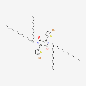 molecular formula C54H86Br2N2O2S2 B565840 3,6-双(5-溴噻吩-2-基)-2,5-双(2-辛基十二烷基)吡咯并[3,4-c]吡咯-1,4(2H,5H)-二酮 CAS No. 1260685-63-9