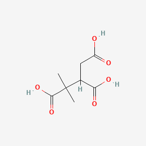molecular formula C8H12O6 B565846 3-Methyl-1,2,3-butanetricarboxylic acid CAS No. 77370-41-3