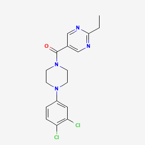 5-{[4-(3,4-dichlorophenyl)-1-piperazinyl]carbonyl}-2-ethylpyrimidine