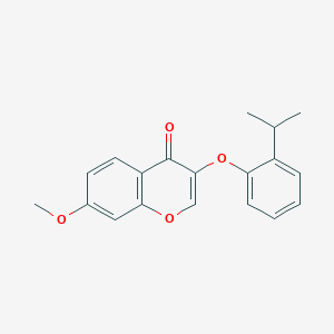 3-(2-isopropylphenoxy)-7-methoxy-4H-chromen-4-one