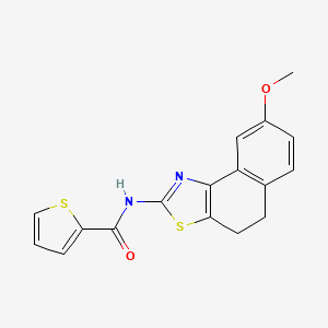 molecular formula C17H14N2O2S2 B5658516 N-(8-methoxy-4,5-dihydronaphtho[1,2-d][1,3]thiazol-2-yl)-2-thiophenecarboxamide 