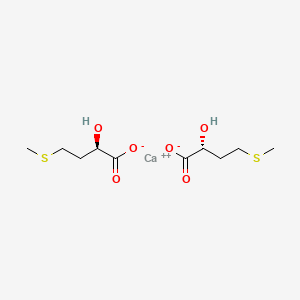 molecular formula C10H18CaO6S2 B565855 Calcium bis((R)-2-hydroxy-4-(methylthio)butyrate) CAS No. 71597-86-9