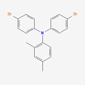 molecular formula C20H17Br2N B565866 N,N-双(4-溴苯基)-2,4-二甲基苯胺 CAS No. 157913-52-5