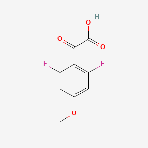 molecular formula C9H6F2O4 B565873 2-(2,6-Difluoro-4-methoxyphenyl)-2-oxoacetic acid CAS No. 1183701-25-8