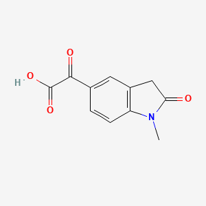 molecular formula C11H9NO4 B565879 2-(1-Methyl-2-oxoindolin-5-yl)-2-oxoacetic acid CAS No. 1152495-80-1
