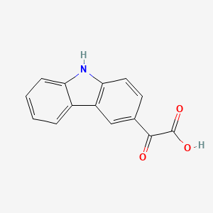 molecular formula C14H9NO3 B565883 2-(9H-carbazol-3-yl)-2-oxoacetic acid CAS No. 1094264-08-0