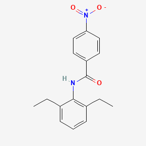 molecular formula C17H18N2O3 B5659052 N-(2,6-diethylphenyl)-4-nitrobenzamide 