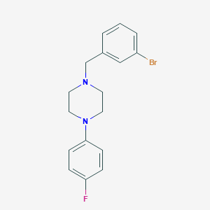 molecular formula C17H18BrFN2 B5659094 1-(3-bromobenzyl)-4-(4-fluorophenyl)piperazine 