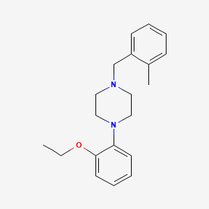 molecular formula C20H26N2O B5659130 1-(2-ethoxyphenyl)-4-(2-methylbenzyl)piperazine 