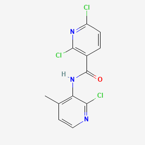 molecular formula C12H8Cl3N3O B565916 2,6-Dichloro-N-(2-chloro-4-methylpyridin-3-yl)pyridine-3-carboxamide CAS No. 1798004-92-8