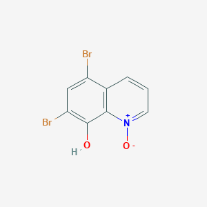molecular formula C9H5Br2NO2 B5659264 5,7-dibromo-8-quinolinol 1-oxide 