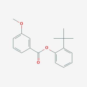 molecular formula C18H20O3 B5659319 2-tert-butylphenyl 3-methoxybenzoate 