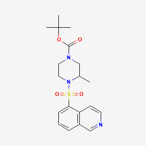 molecular formula C19H25N3O4S B565935 Tert-butyl 4-(isoquinoline-5-sulfonyl)-3-methylpiperazine-1-carboxylate CAS No. 1796933-25-9
