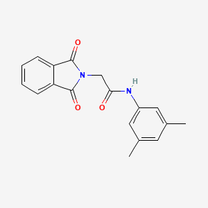 molecular formula C18H16N2O3 B5659366 N-(3,5-dimethylphenyl)-2-(1,3-dioxo-1,3-dihydro-2H-isoindol-2-yl)acetamide 