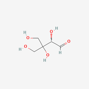 molecular formula C5H10O5 B565937 (2S)-2,3,4-trihydroxy-3-(hydroxymethyl)butanal CAS No. 6477-44-7
