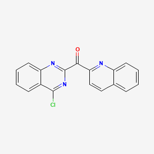 molecular formula C18H10ClN3O B565940 4-Chloroquinazolin-2-yl)(quinolin-2-yl)methanone CAS No. 1797996-68-9