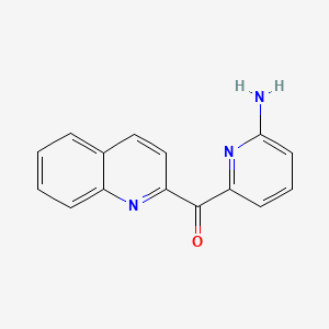 molecular formula C15H11N3O B565942 (6-Aminopyridin-2-yl)(quinolin-2-yl)methanone CAS No. 1797987-05-3