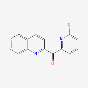 molecular formula C15H9ClN2O B565943 (6-Chloropyridin-2-yl)(quinolin-2-yl)methanone CAS No. 1797116-76-7