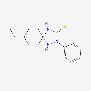 8-ethyl-2-phenyl-1,2,4-triazaspiro[4.5]decane-3-thione