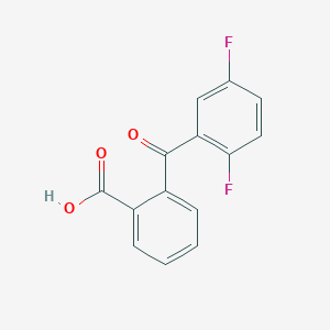 molecular formula C14H8F2O3 B5659627 2-(2,5-二氟苯甲酰)苯甲酸 