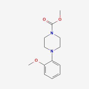 methyl 4-(2-methoxyphenyl)-1-piperazinecarboxylate