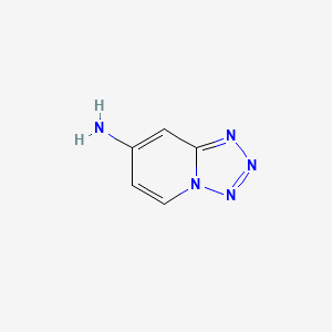 molecular formula C5H5N5 B565968 四唑并[1,5-a]吡啶-7-胺 CAS No. 1228551-77-6