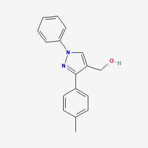 [3-(4-methylphenyl)-1-phenyl-1H-pyrazol-4-yl]methanol