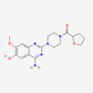 molecular formula C18H23N5O4 B565978 6-O-Desmethyl terazosin CAS No. 105356-89-6