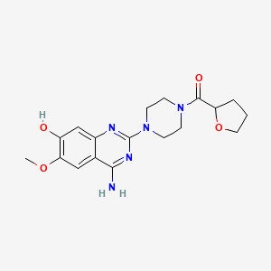 molecular formula C18H23N5O4 B565979 7-O-Desmethyl terazosin CAS No. 105356-90-9