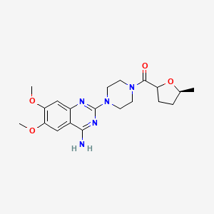 molecular formula C20H27N5O4 B565980 去氢呋喃基-5-甲基四氢呋喃-2-基特拉唑嗪 CAS No. 1177261-85-6