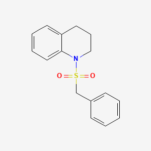 molecular formula C16H17NO2S B5659846 1-(benzylsulfonyl)-1,2,3,4-tetrahydroquinoline 